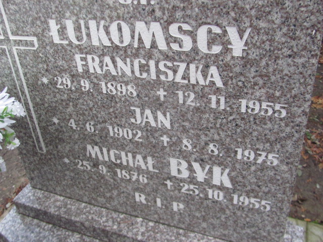 Michał Byk 1876 Opole-Półwieś - Grobonet - Wyszukiwarka osób pochowanych