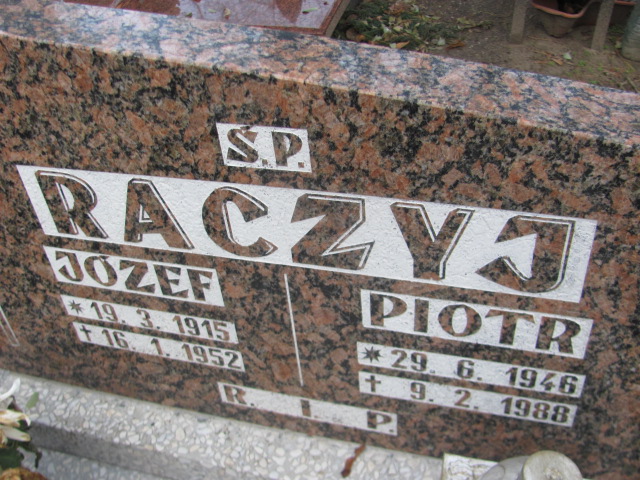 Józef Raczyj 1915 Opole-Półwieś - Grobonet - Wyszukiwarka osób pochowanych