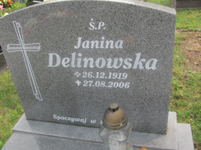 Janina Delinowska 1919 Opole-Półwieś - Grobonet - Wyszukiwarka osób pochowanych