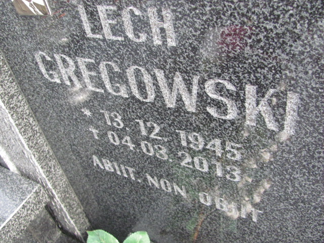 Lech Gregowski 1945 Opole-Półwieś - Grobonet - Wyszukiwarka osób pochowanych