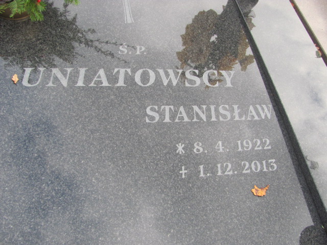 Stanisław Uniatowski 1922 Opole-Półwieś - Grobonet - Wyszukiwarka osób pochowanych