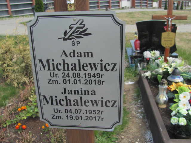 Adam Michalewicz 1949 Opole-Półwieś - Grobonet - Wyszukiwarka osób pochowanych
