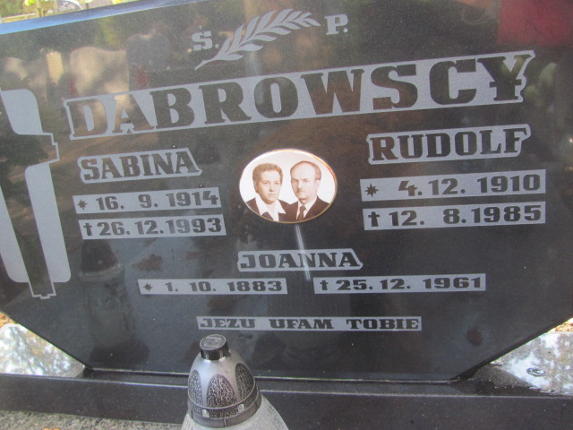 Sabina Dąbrowska 1914 Opole-Półwieś - Grobonet - Wyszukiwarka osób pochowanych