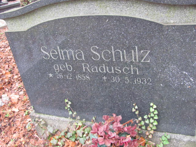Selma Schulz 1858 Opole-Półwieś - Grobonet - Wyszukiwarka osób pochowanych