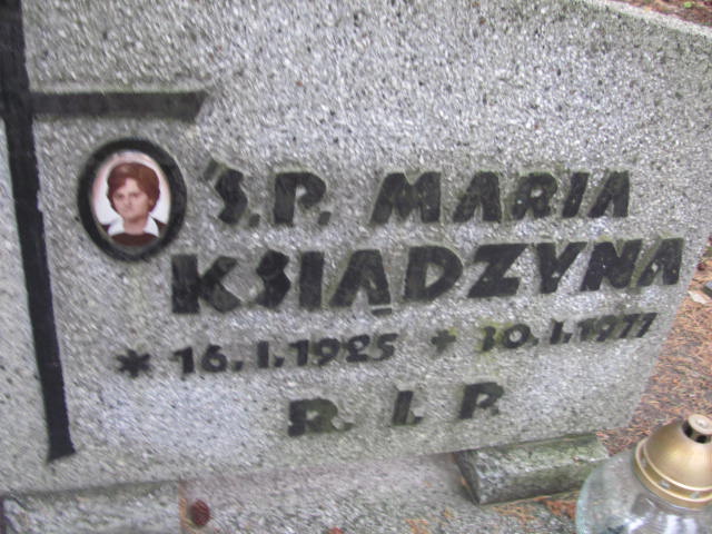 Maria Ksiądzyna 1925 Opole-Półwieś - Grobonet - Wyszukiwarka osób pochowanych