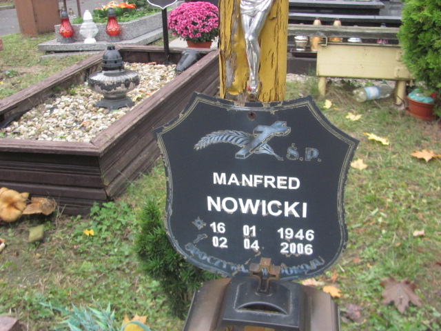 Manfred Nowicki 1946 Opole-Półwieś - Grobonet - Wyszukiwarka osób pochowanych