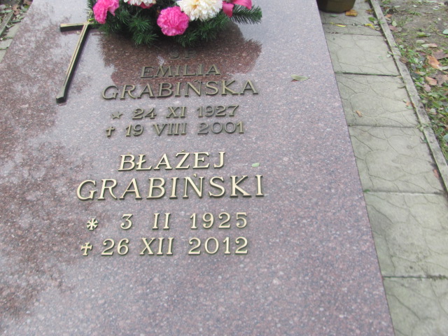 Błażej Grabiński 1925 Opole-Półwieś - Grobonet - Wyszukiwarka osób pochowanych