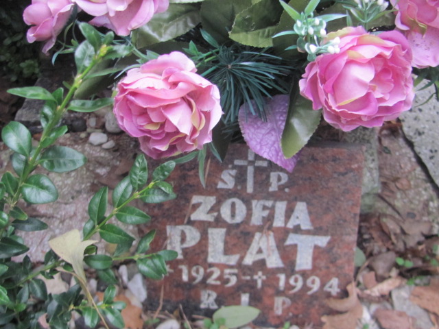Zofia Plat 1925 Opole-Półwieś - Grobonet - Wyszukiwarka osób pochowanych