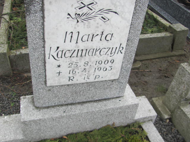 Marta KACZMARCZYK 1909 Opole-Półwieś - Grobonet - Wyszukiwarka osób pochowanych