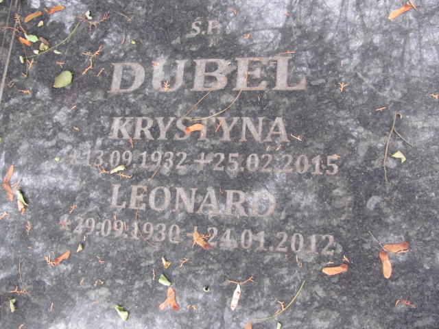 Grób Krystyna Dubel