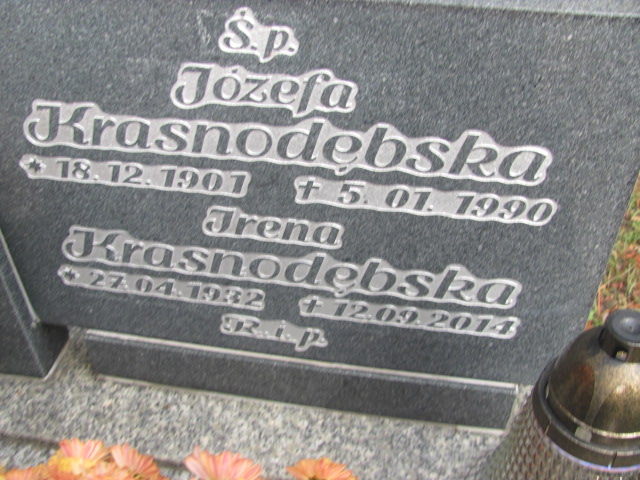 Grób Irena Krasnodębska