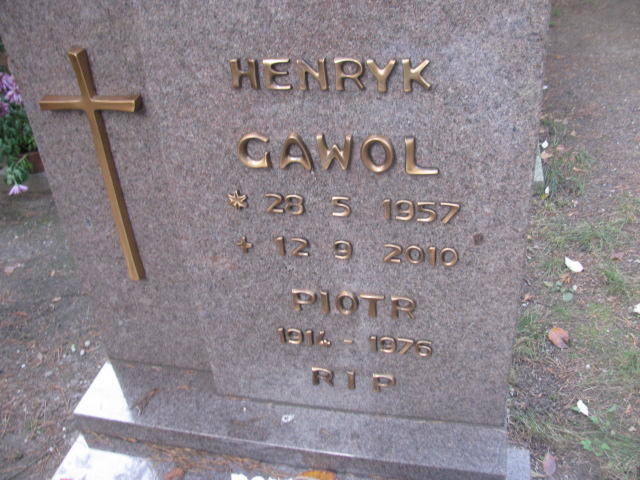 Grób Henryk Gawol