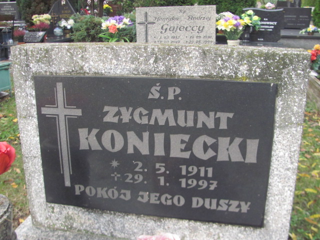 Grób Janina Koniecka