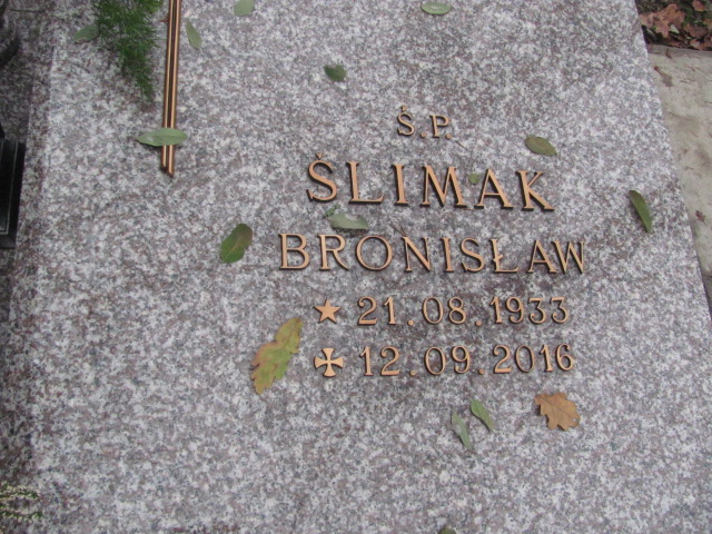 Grób Bronisław Ślimak