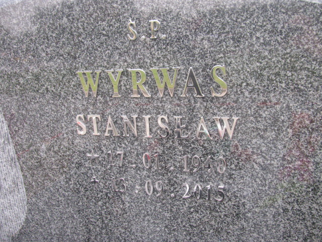 Grób Stanisław Wyrwas