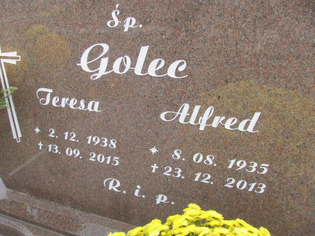 Grób Teresa Golec