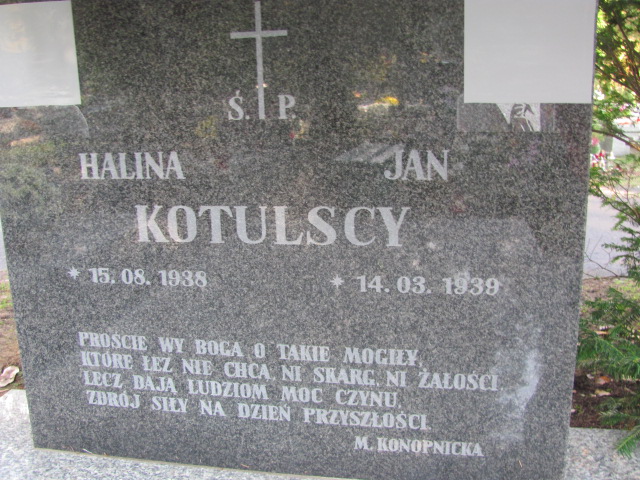 Grób Halina Kotulska