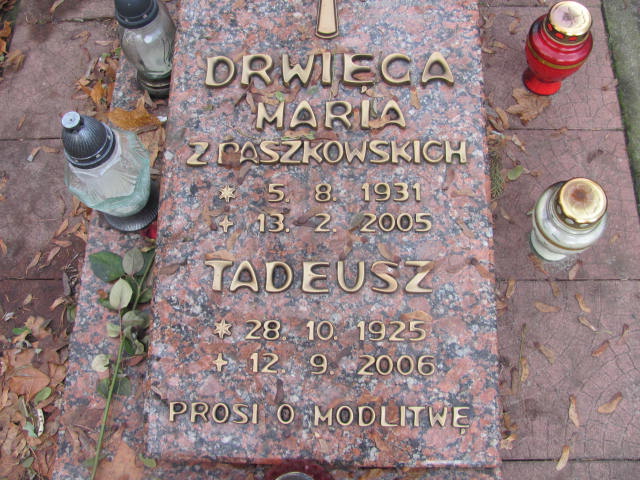 Grób Tadeusz Drwięga