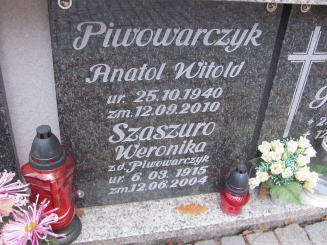 Grób Anatol Piwowarczyk