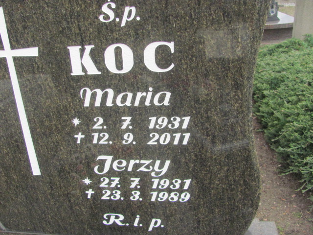 Grób Maria Koc